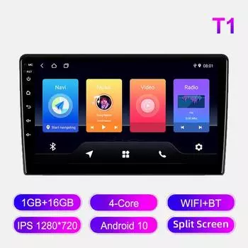 Android Car Radio For Renault Duster 2015-2018 Мультимедийный проигрыватель Головное устройство Стерео GPS Навигация BT WIFI 1+16 ГБ 1+16GB