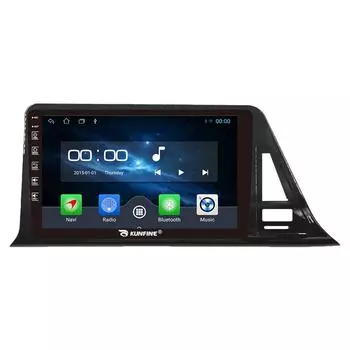 Android Радио CarPlay/Android Авто Автомобильная Навигация Мультимедийный Плеер GPS RDS DSP Стерео Для Toyota Izoa C-Hr 2018-2021 9 Inch чёрный