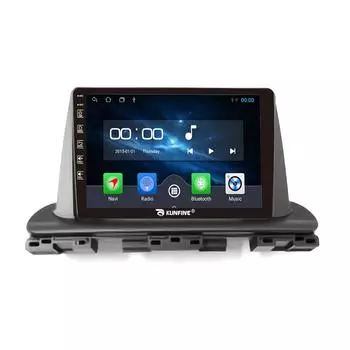 Android Радио CarPlay/Android Авто Автомобильная Навигация Мультимедийный Плеер GPS RDS DSP Стерео Для Kia K3 Cerato 2019-2021 9 Inch чёрный