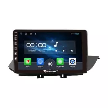 Android Радио CarPlay/Android Авто Автомобильная Навигация Мультимедийный Плеер GPS RDS DSP Стерео Для Hyundai Elantra Celesta 2017-2019 10 Inch чёрный