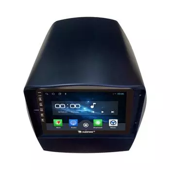 Android Радио CarPlay/Android Авто Автомобильная Навигация Мультимедийный Плеер GPS RDS DSP Стерео Для Hyundai Tucson Ix35 2010 10 Inch чёрный