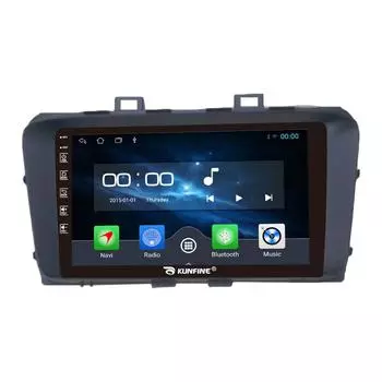 Android Радио CarPlay/Android Авто Автомобильная Навигация Мультимедийный Плеер GPS RDS DSP Стерео Для Hyundai Mistra 2017 9 Inch чёрный