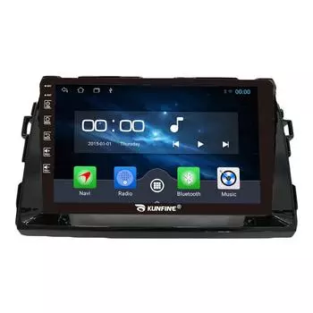 Android Радио CarPlay/Android Авто Автомобильная Навигация Мультимедийный Плеер GPS RDS DSP Стерео Для Toyota Previa 2010-2012 9 Inch чёрный