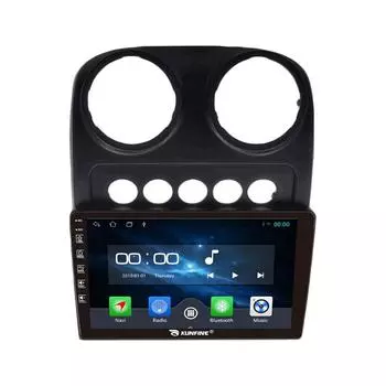 Android Радио CarPlay/Android Авто Автомобильная навигация Мультимедийный плеер GPS RDS DSP Стерео для Proton Saga Iswara 2004-2021 9 Inch чёрный