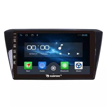 Android Радио CarPlay/Android Авто Автомобильная Навигация Мультимедийный Плеер GPS RDS DSP Стерео Для Skoda Superb 2015-2018 10 Inch чёрный