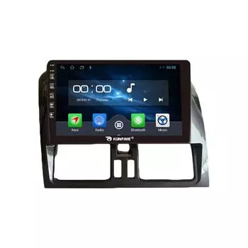 Android Радио CarPlay/Android Авто Автомобильная Навигация Мультимедийный Плеер GPS RDS DSP Стерео Для Volvo Xc60 2014-2018 9 Inch чёрный