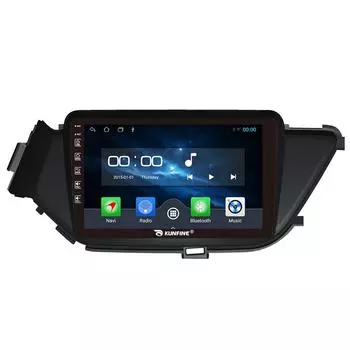 Android Радио CarPlay/Android Авто Автомобильная Навигация Мультимедийный Плеер GPS RDS DSP Стерео Для Nissan Lannia 2015-2019 9 Inch чёрный