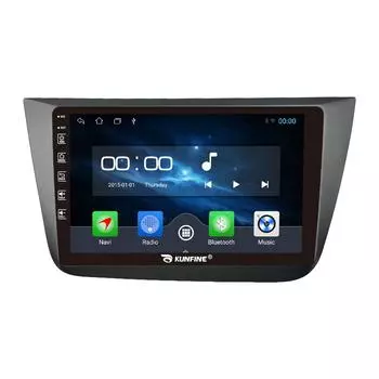 Android Радио CarPlay/Android Авто Автомобильная навигация Мультимедийный плеер GPS RDS DSP Стерео для Seat Altea 2004-2015 9 Inch чёрный