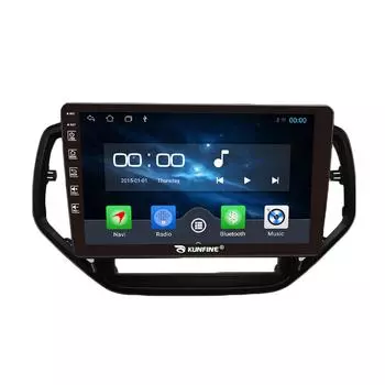 Android-радио CarPlay/Android Авто Автомобильная навигация Мультимедийный плеер GPS RDS DSP Стерео для Proton Personairiz 9 Inch чёрный