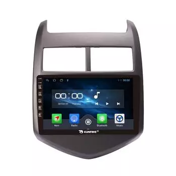 Android Радио CarPlay/Android Авто Автомобильная Навигация Мультимедийный Плеер GPS RDS DSP Стерео Для Chevrolet Aveo 2011-2015 9 Inch чёрный