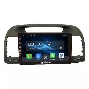 Android Радио CarPlay/Android Авто Автомобильная Навигация Мультимедийный Плеер GPS RDS DSP Стерео Для Toyota Camry 2000-2006 9 Inch чёрный
