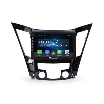 Android Радио CarPlay/Android Авто Автомобильная Навигация Мультимедийный Плеер GPS RDS DSP Стерео Для Hyundai Sonata 2010-2014 9 Inch чёрный