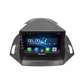 Android Радио CarPlay/Android Авто Автомобильная Навигация Мультимедийный Плеер GPS RDS DSP Стерео Для Ford Kuga Escape C-Max 2013-2017 9 Inch чёрный