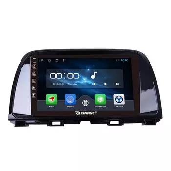 Android Радио CarPlay/Android Авто Автомобильная Навигация Мультимедийный Плеер GPS RDS DSP Стерео Для Mazda Cx5 2012-2019 9 Inch чёрный
