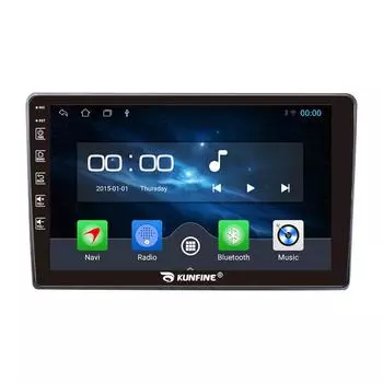 Android Радио CarPlay/Android Авто Автомобильная навигация Мультимедийный плеер GPS RDS DSP Стерео для Proton Satria Neo 2006-2021 9 Inch чёрный