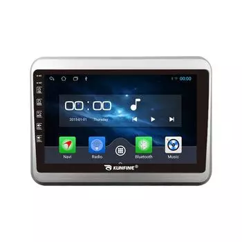 Android Радио CarPlay/Android Авто Автомобильная навигация Мультимедийный плеер GPS RDS DSP Стерео для Suzuki Spacia 9 Inch чёрный