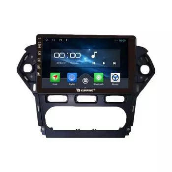 Android Радио CarPlay/Android Авто Автомобильный Навигатор Мультимедийный Плеер GPS RDS DSP Стерео Для Ford Mondeo 2011-2013 10 Inch чёрный