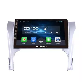 Android Радио CarPlay/Android Авто Автомобильный Навигатор Мультимедийный Плеер GPS RDS DSP Стерео Для Toyota Camry 2012-2017 10 Inch чёрный