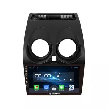 Android Радио CarPlay/Android Авто Автомобильный Навигатор Мультимедийный Плеер GPS RDS DSP Стерео Для Nissan Qashqai 2006-2015 9 Inch чёрный