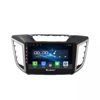 Android Радио CarPlay/Android Авто Автомобильный Навигатор Мультимедийный Плеер GPS RDS DSP Стерео Для Hyundai Creta Ix25 2014-2021 9 Inch чёрный