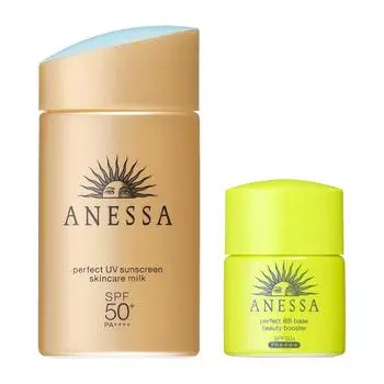 Anessa Perfect UV Skin Care Milk Trial Set SPF50+/PA++++ 60 мл+7,5 мл