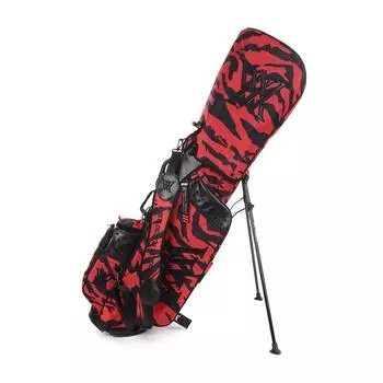 Anew Golf Anew Tiger Pattern Stand Bag Tiger Pattern Stand Bag AGCUUSB84BKF BLACK