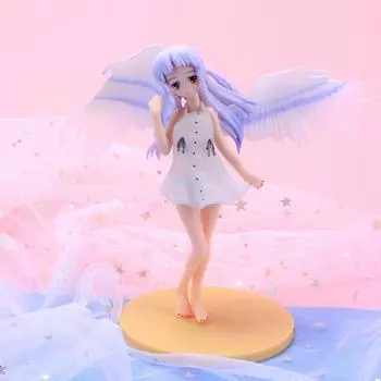 Ангельские ритмы! Tenshi Kanade Tachibana Фигурка ПВХ Дети Подарочные игрушки Кукла Аниме Модель Кукла