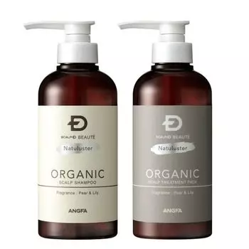 ANGFA Scalp D Beaute Natura Star Meto Pack 350 мл Органический шампунь-кондиционер с ароматом груши и лилии Шампунь/лечение для женщин [без силикона] [без сульфатов]