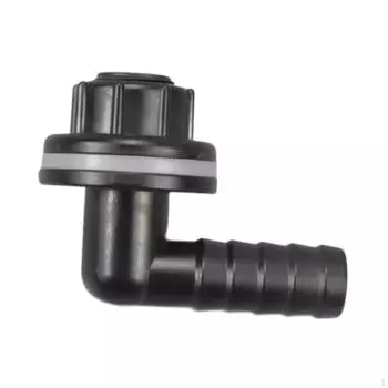 Angle Connector, Hose Nozzle, Connections, Adapter, Efficient Accessories, Drain Connector for чёрный