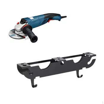 Angle Grind Holder,Angle Storage Rack Power Tool Organizer,Practical 2 Bay Wall Mount Bracket