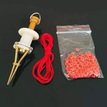 Angleworm Рыболовная приманка Нагрузка на дождевых червей Карп Пеллеты Плоскогубцы Приманка Bander Зажим для мотыля Зажим для приманок золотой