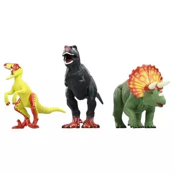 Ania Adventure Continent Ania Kingdom Volcano Dinosaur Set Red (Metal Ver.) красный
