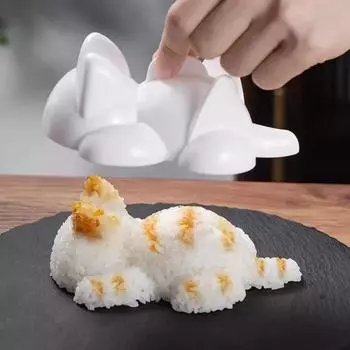 Animal Shape Sushi Kids Rice Mashed Potato Pumpkin Mash Baking Supplies Kitchen Gadgets Cute Onigiri Molds Cat