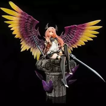 Аниме Bahamt Angel Season Olivia Сидящая фигурка из ПВХ, новая, без коробки, 29 см