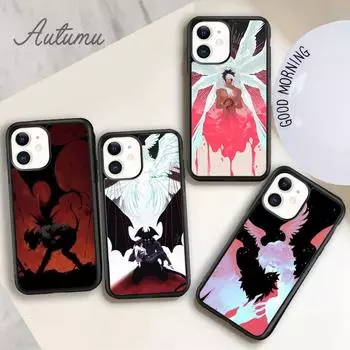 Чехол для телефона с рисунком аниме Devilman Crybaby для iPhone 11 12 13 14 Pro Max mini XR XS SE 2020 7 8 Plus Samsung S21 S22 iPhone 6plus