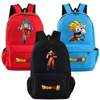 Аниме Dragon Ball Printed Мальчик Девочка школьный рюкзак Студенческий Мальчик Девочка школьный рюкзак сумка для документов Детский подростковый дышащий рюкзак водонепроницаемый школьный рюкзак