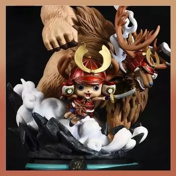 Anime Figure One Piece Chopper Wano Onigashima Chopper Action Figurine Statue Model Doll Ornaments Decoration Toy Gift разноцветный