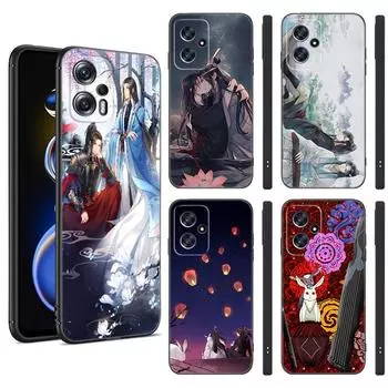 Аниме Mo Dao Zu Shi черный силиконовый чехол для телефона Xiaomi POCO X3 X4 NFC F3 F4 GT F5 M3 M4 M6 X5 X6 Pro 5G C55 C65 M5 POCO C65