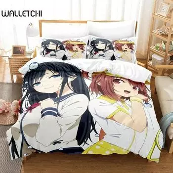 Anime Ore o Suki nano wa Omae dake kayo Bedding Set Single Twin Full Queen King Size Bed Set Adult Kid Bedroom Duvetcover Sets 70x133cm 2pcs