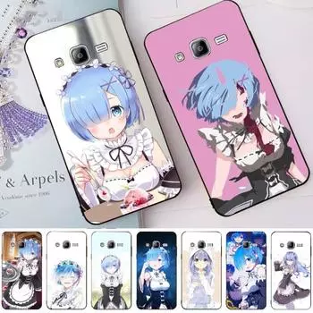 Чехол для телефона Anime ReZERO Ram Rem для Samsung Note 9 10 20 Plus Pro Ultra J6 J5 J7 J8, мягкий черный чехол для телефона Galaxy Note20