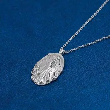 Аниме Sailor Moon Princess Serenity Limited Edition 925 Sterling Silver Relief Cuestion Cushion ожерелье для женщин ювелирные изделия Gi