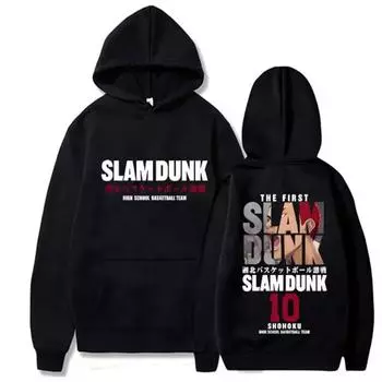Аниме Slam Dunk Hoodies de l, пуловеры Hoodies XS чёрный