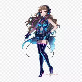 Аниме The Idolmaster Золушка для девочек Idolmaster C утюг на термопереносной печати виниловые нашивки наклейки для одежды DIY аппликации моющиеся нашивки