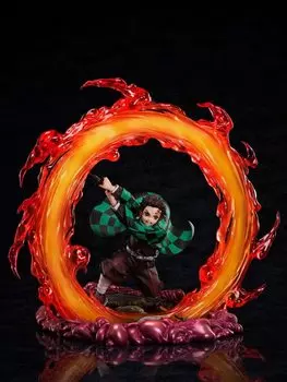 Aniplex ufotable Demon Kimetsu no Yaiba Mugen Train Edition Танджиро Камадо Кагура Хиноками Хекира но Десятимасштабная фигурка Убийца: 1/8