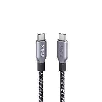 Anker Prime Heavy Duty нейлоновый USB-C и кабель 240 Вт USB PD совместимый 2.0 iPhone 15 / Pro MacBook Pro/Air iPad 5 Galaxy S24 Pixel LG переписка 0,9 м