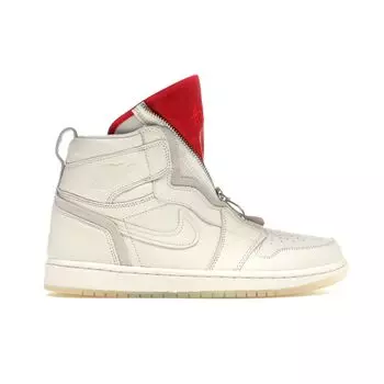 Anna Wintour x Air Jordan 1 Retro High Zip Sail Женские кроссовки белые BQ0864-106