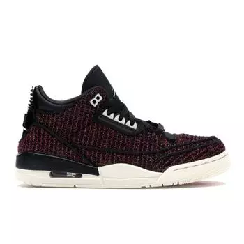 Anna Wintour x Air Jordan 3 Retro University Красные женские кроссовки Sail Black BQ3195-601