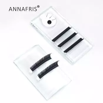 ANNAFRIS наращивание ресниц хрустальное стекло клей держатель накладные ресницы подставка подставка поддон инструмент для макияжа аксессуары Flat (2 in 1)