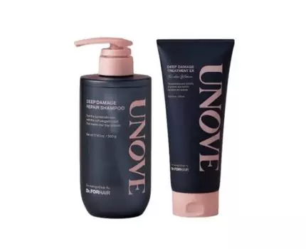 Anobu Deep Damage Repair Шампунь 500 г Deep Damage Treatment EX 320 мл [UNOVE] +