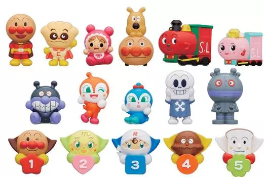 Anpanman - это весело и увлекательно. Разнообразный обучающий набор для игры в питтан. (целевой возраст: 3 года и старше)